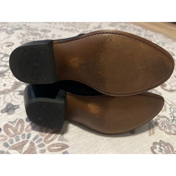 Durango Women's Black Leather 5" Side Zip Moto Ankle Boots Size 6.5 M - Picture 8 of 8